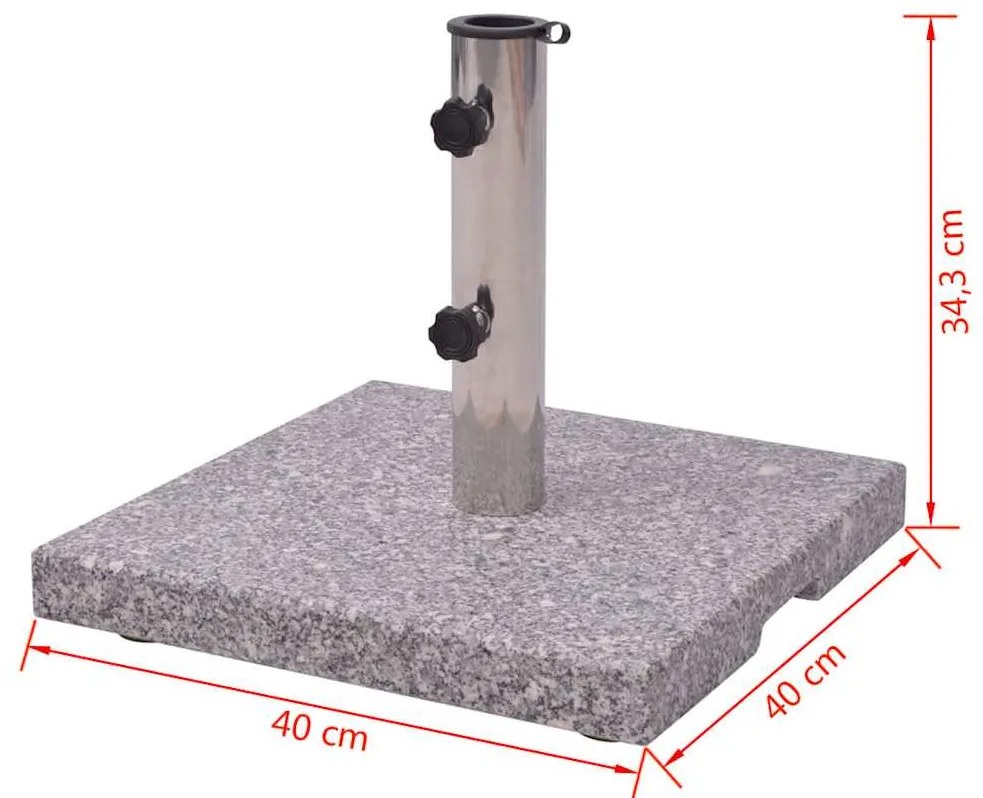 Base para guarda-sol do granito / 20kg