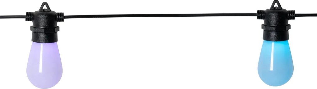 Fios de luzes LED inteligentes 15 metros 15 lâmpadas opala RGBW IP44 - Chill