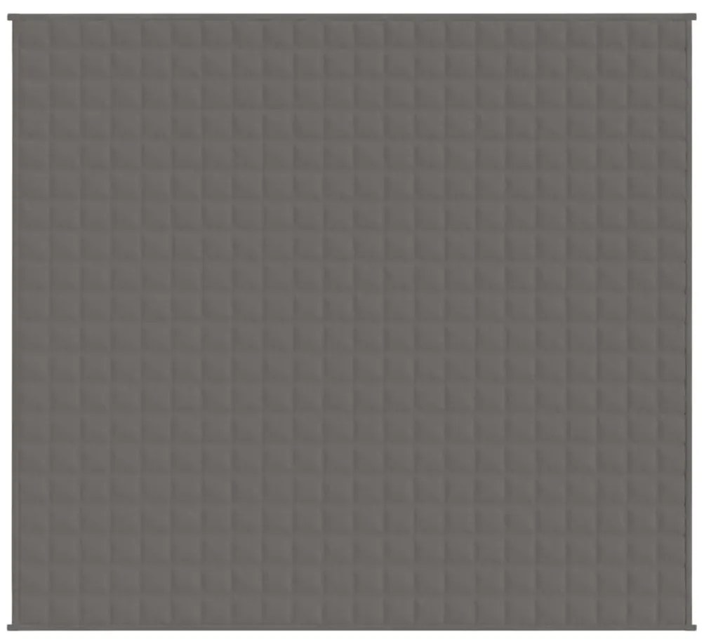 Manta pesada 13 kg 200x225 cm tecido cinza