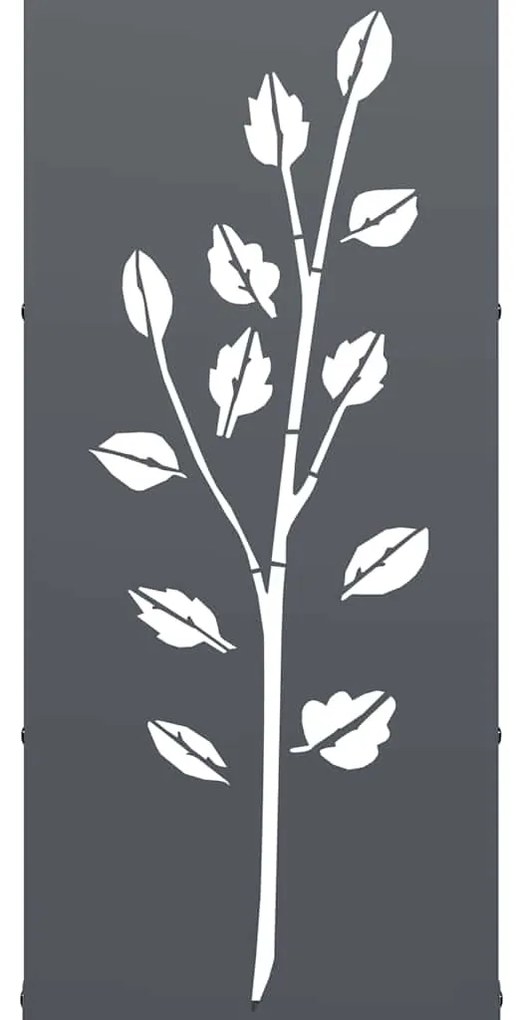 Suporte para lenha 40x30x80 cm aço laminado a frio antracite