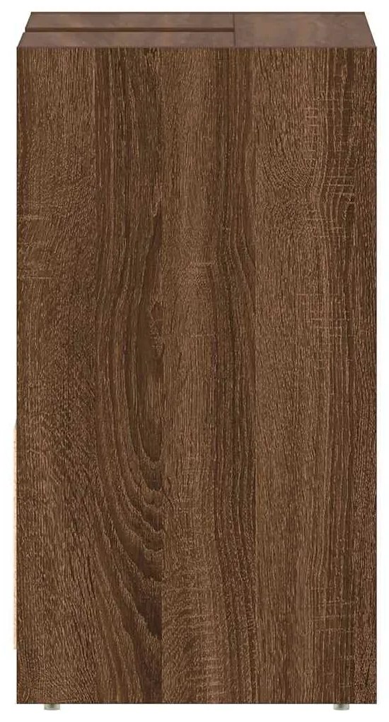 Armário p/ WC 60x33x61 cm derivados madeira carvalho castanho