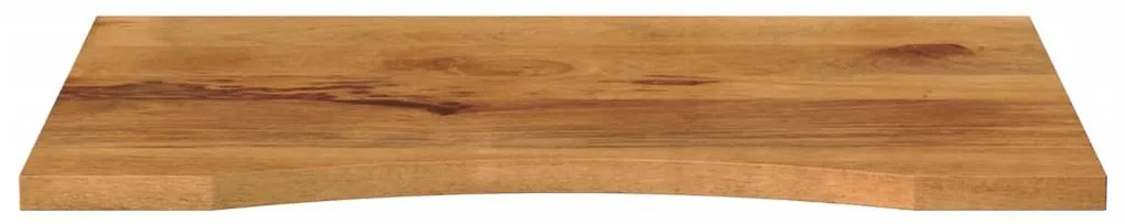 Tampo de mesa com curva 80x50x2,5 cm mangueira áspera maciça