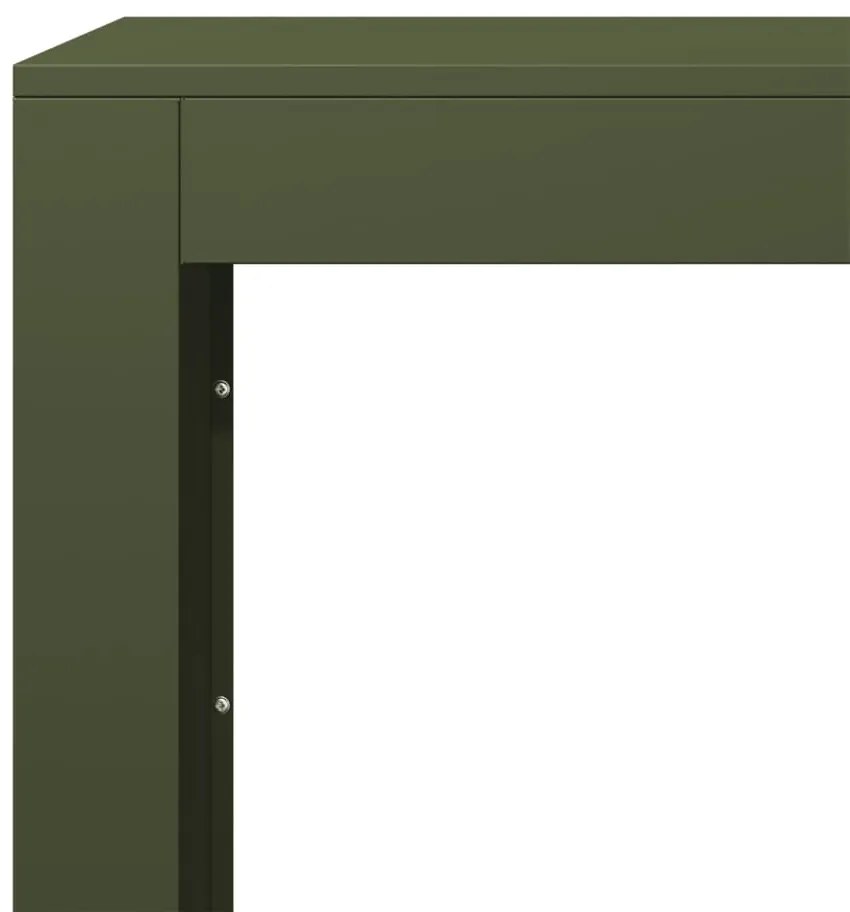 Suporte para lenha 100x40x60 cm aço verde