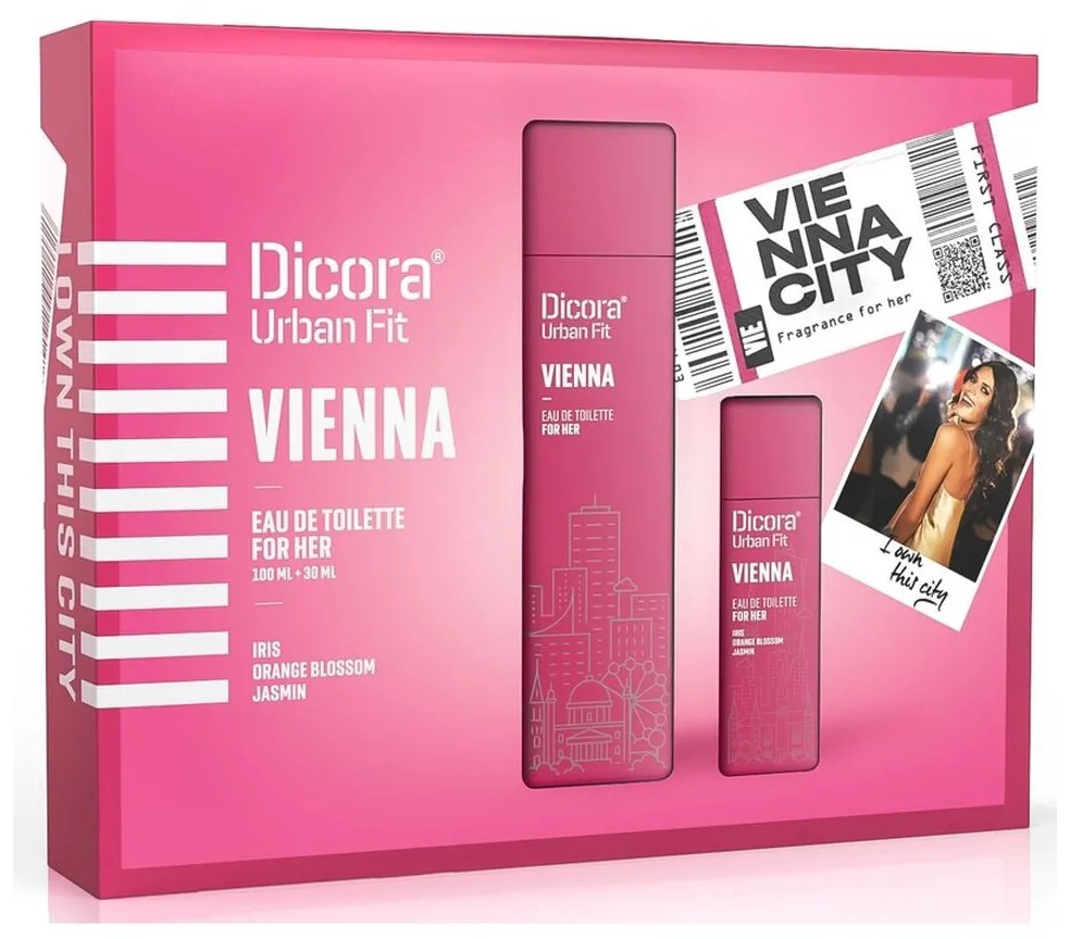 Conjunto de Perfume Mulher Dicora Urban Fit Vienna 2 Peças