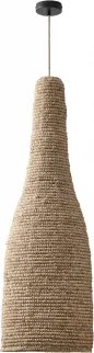 Lâmpada De Teto Suspensa Para Exterior Jessica Natural - Preto & Ø35 Cm - ↑105 Cm Jessica - Sklum