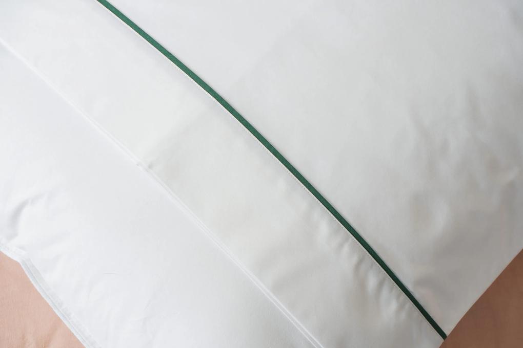 Fronha de Almofada ALFAZEMA 100% algodão percal 200 fios 60x80 Verde
