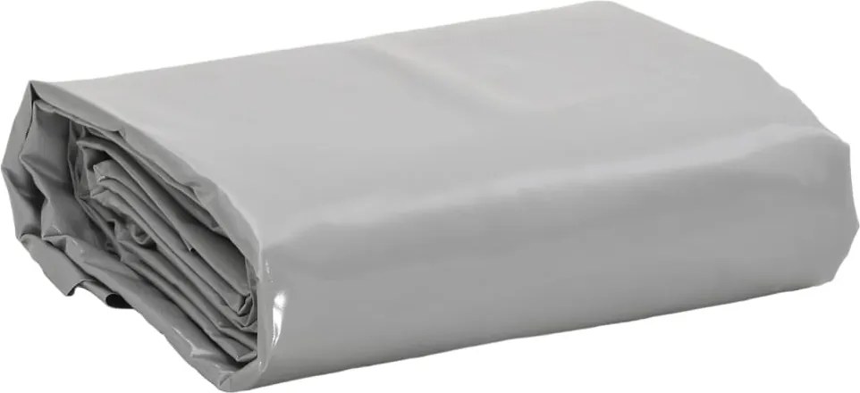 vidaXL Lona 4x7 m 650 g/m² cinzento