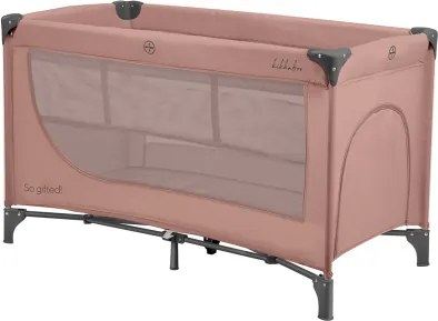Berço de viagem bebés de 2 níveis So Gifted 2026 Rosa