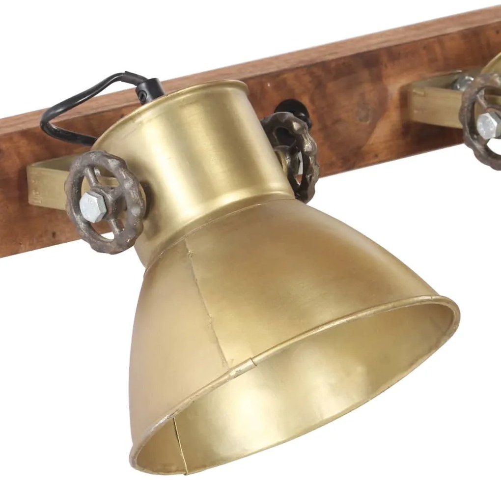 Candeeiro de parede industrial 45x25 cm E27 bronze