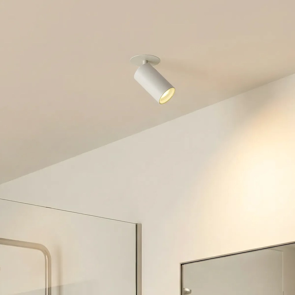 Foco embutido moderno branco GU10 50mm IP44 - Chels