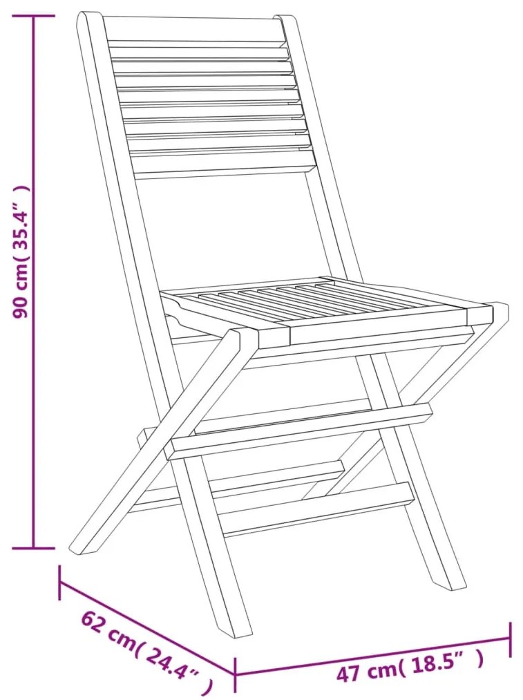 5 pcs conjunto de jantar p/ jardim madeira de teca maciça