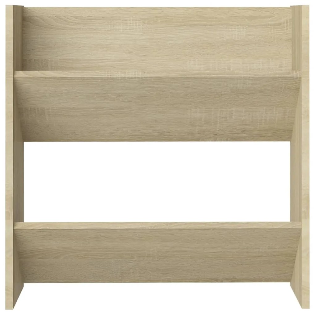 Sapateiras de parede 4 pcs derivados de madeira carvalho sonoma