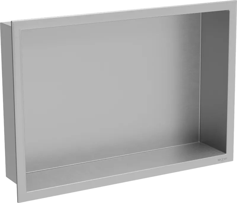 Mexen X-Wall-R prateleira embutida com flange 45 x 30 cm, inox - 1910453010