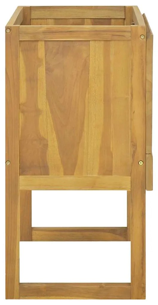 Armário de casa de banho 90x40x75,5 cm madeira de teca maciça
