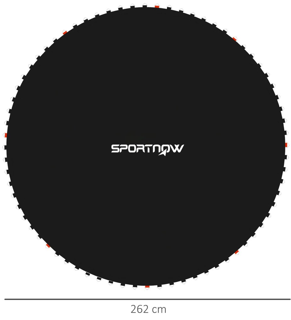 SPORTNOW Tapete de Substituição para Trampolim Redondo Ø262 cm Tapete