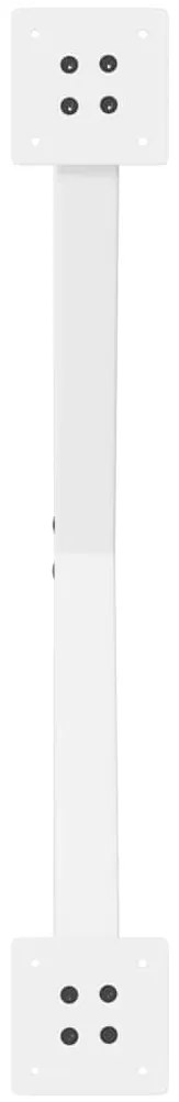 Pés para mesa de jantar em formato de X, 2 peças, branco, 80x (72-73)