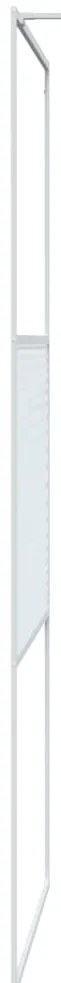 Divisória de chuveiro vidro transparente ESG 90x195 cm branco