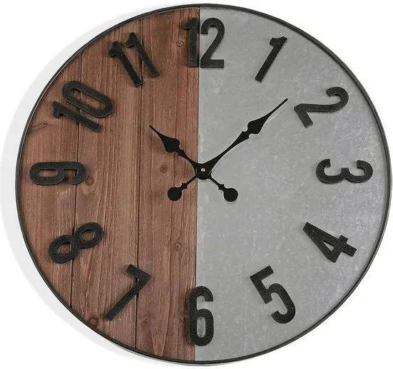 Relógio de Parede Madeira MDF/Metal (5 x 60 x 60 cm)