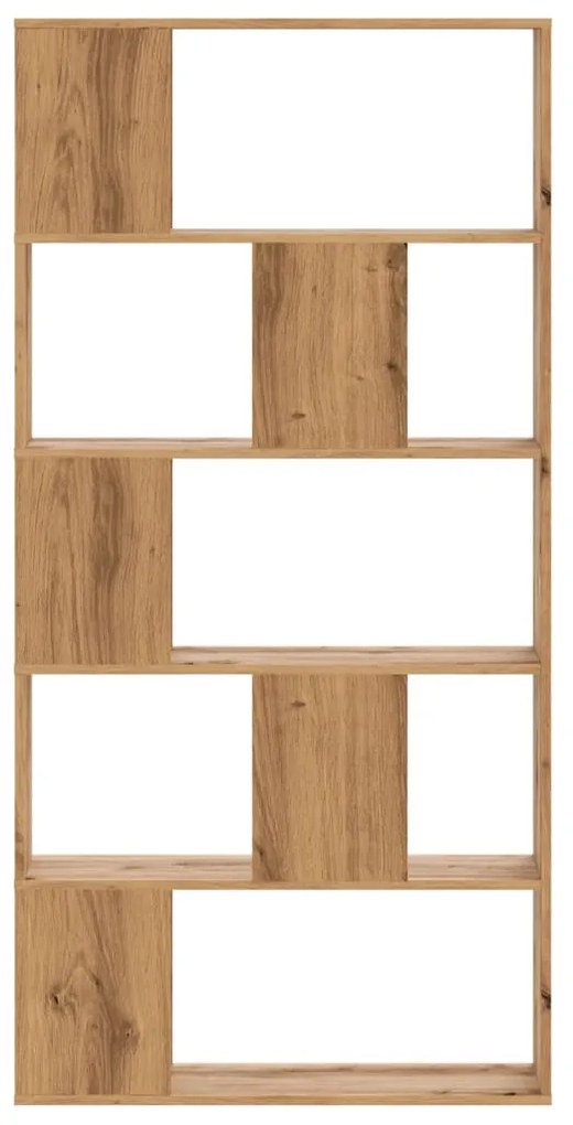 Estante c/ 5 prateleiras derivados madeira carvalho artisiano