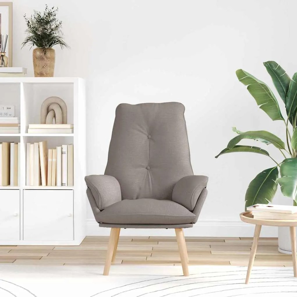 Cadeira Relaxante Taupe Tecido