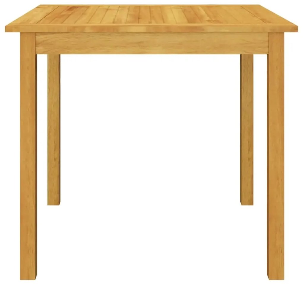 3 pcs conjunto de jantar para jardim com almofadões castanho