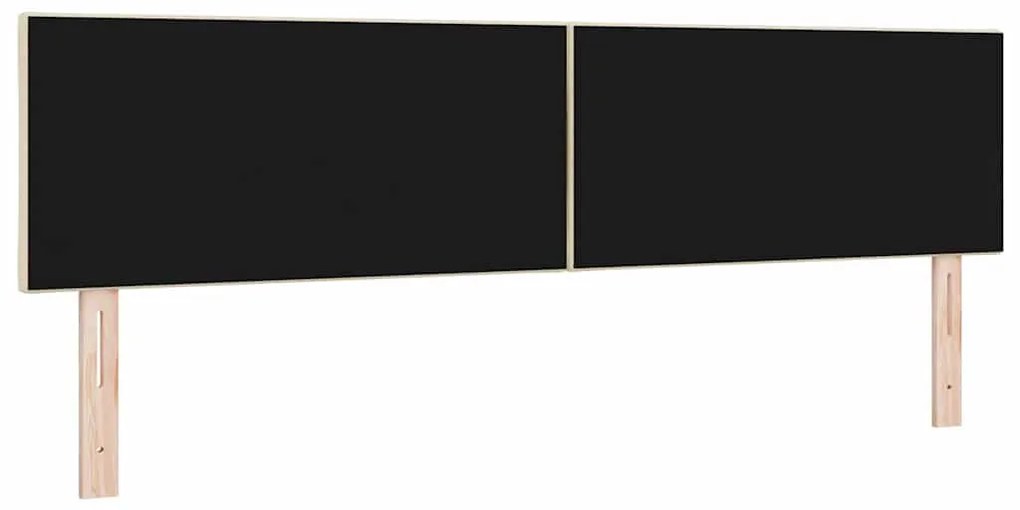 Cabeceira Design Blocos de Diamante Creme 180 cm em tecido