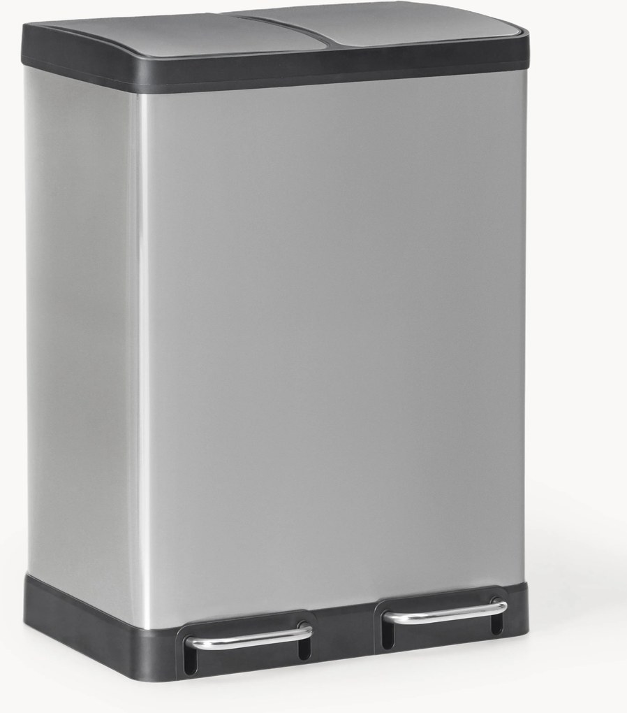 Balde do lixo com pedal Rafa, 2 x 30 L