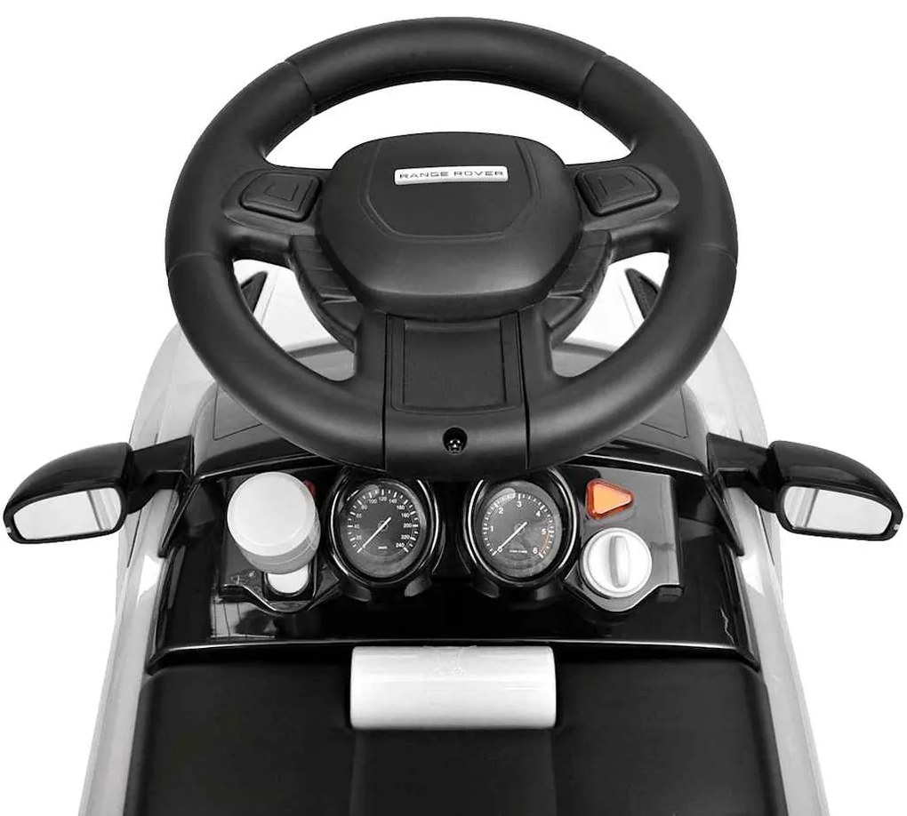Motocicleta eléctrica Land Rover 348 para crianças com musica - branca