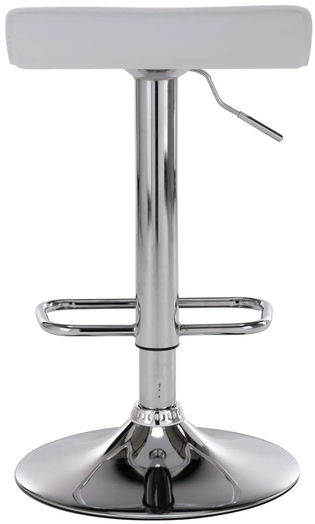 Conjunto de 2 bancos de bar Dyn 38 x 65-85 x 41 cm Branco