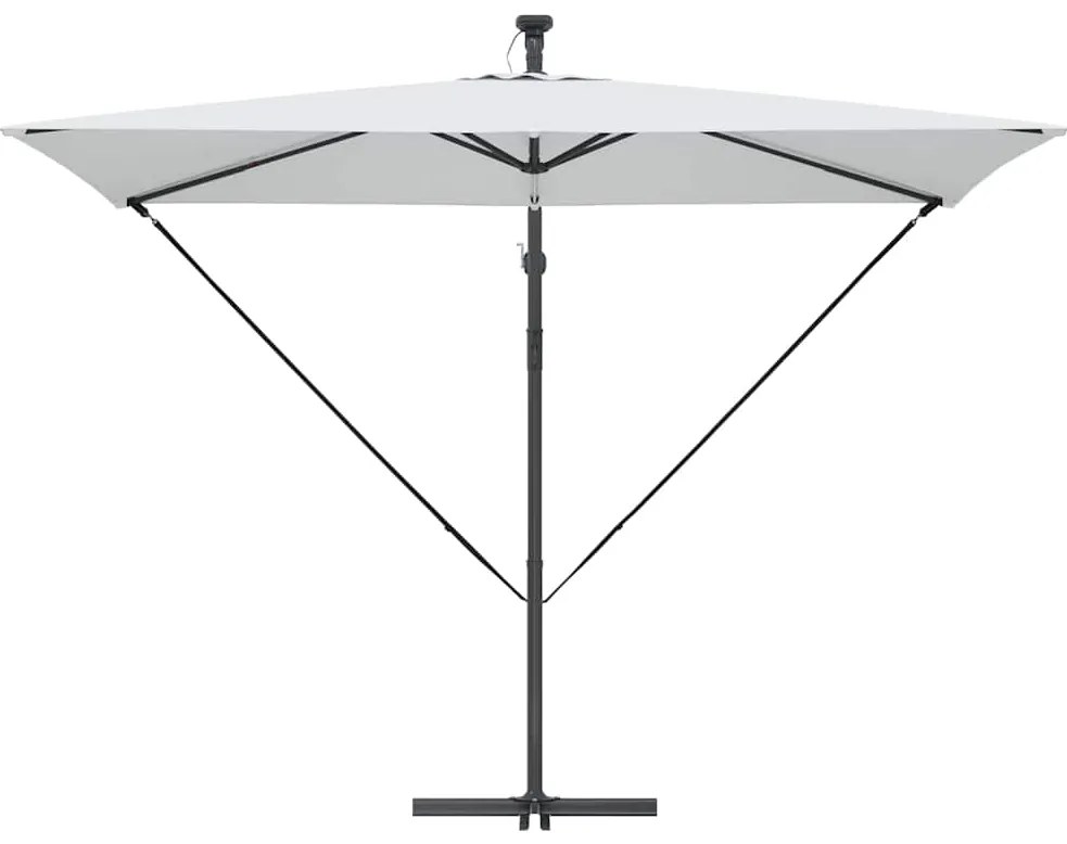 Guarda-sol de Bananeira Cantilever Areia 294 x 200 x 254 cm
