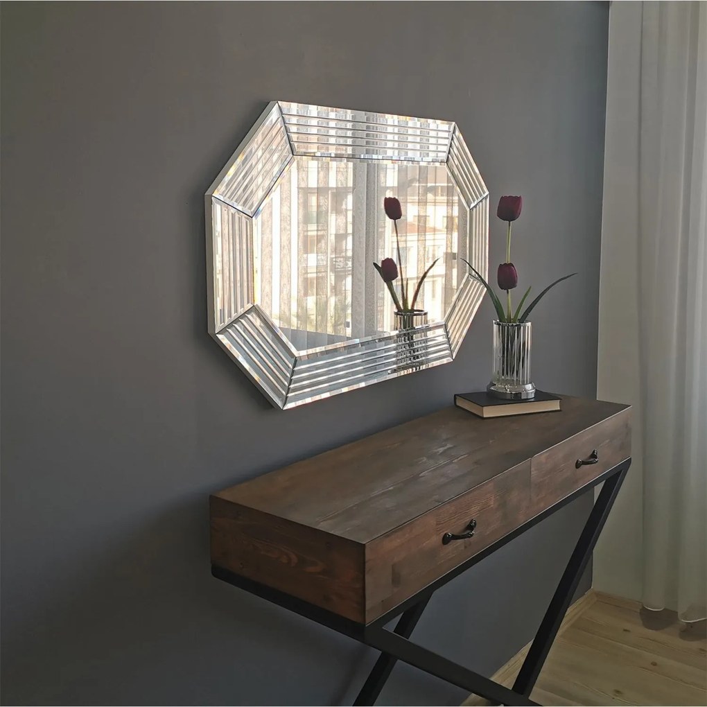 Espelho A310D – Prata – 100 x 60 x 2,2 cm