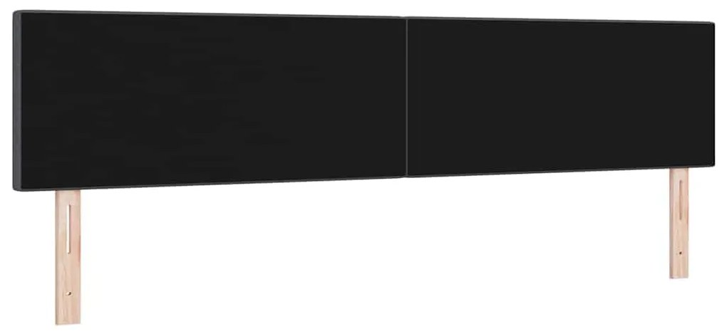 Cabeceira LED vidaXL Design Simples Cinza Escuro 100 cm em Tecido de C