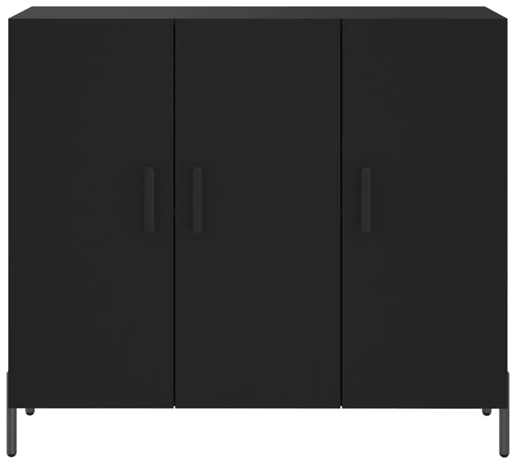 Aparador 90x34x80 cm derivados de madeira preto