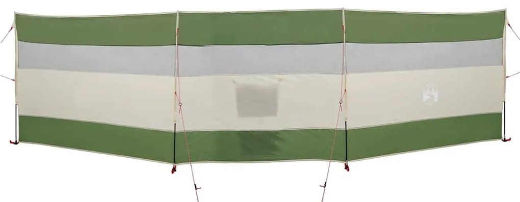 Corta-vento de campismo 508x130 cm impermeável verde