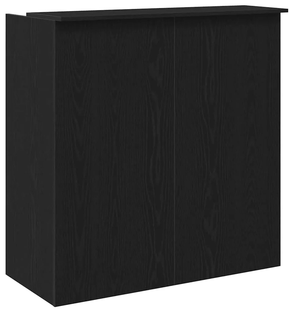 Balcão de recepção 100x50x103,5 cm madeira carvalho preto