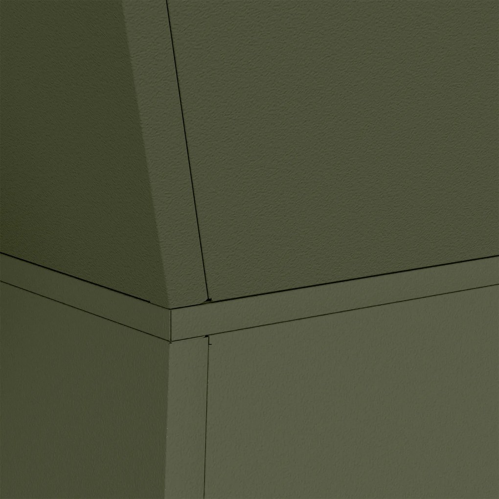Suporte para Plantas Verde Azeitona Metal 35 x 35 x 73 cm