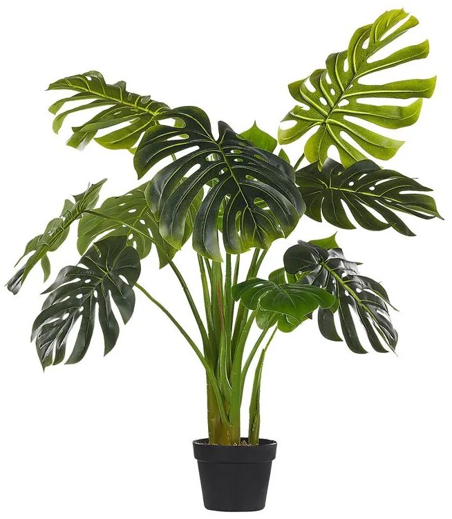 Planta artificial em vaso 113 cm MONSTERA PLANT Beliani