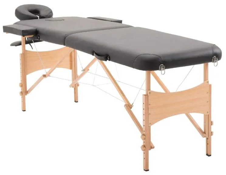 Marquesa Massage  Dobrável ´- Preto - Design Moderno