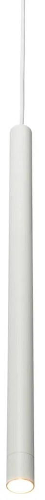 Candeeiro Pendente Moderno Branco para Sistema de Calha Monofásico - Iconic Frini