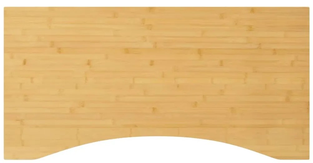 vidaXL Tampo de secretária 100x50x4 cm bambu