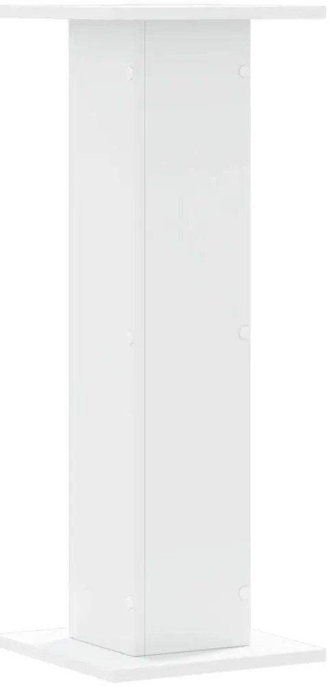 Suportes p/ plantas 2 pcs 30x30x80 cm derivados madeira branco