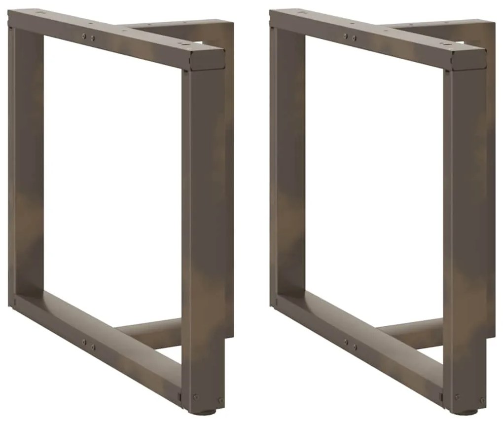 Pés de mesa de jantar em forma de T, 2 peças, preto, 90x35x(72-73) cm,