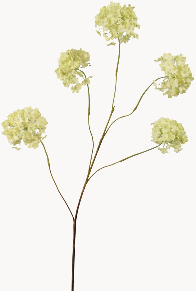Flores artificial Snowball, conjunto de 2