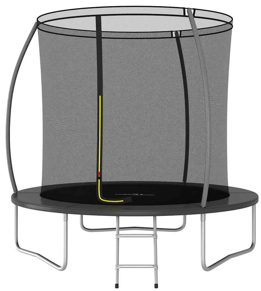 Conjunto de trampolim redondo 244x55 cm 100 kg
