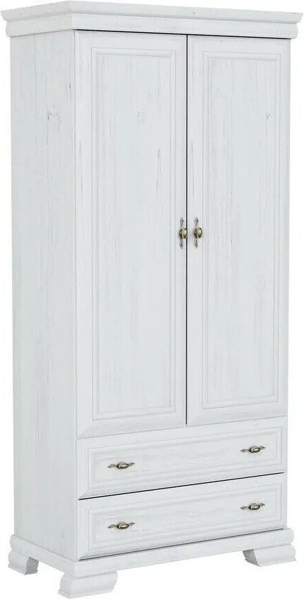 Roupeiro Salmeru 103, Anderson pinho, 193x88x49cm, 59 kg, Portas para roupeiro: Com dobradiças