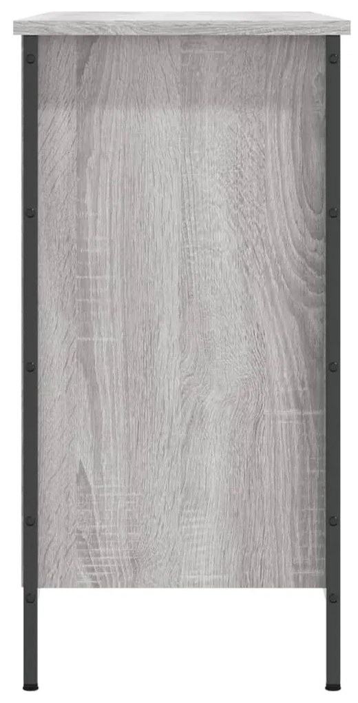 Sapateira 100x35x70 cm derivados de madeira cinzento sonoma