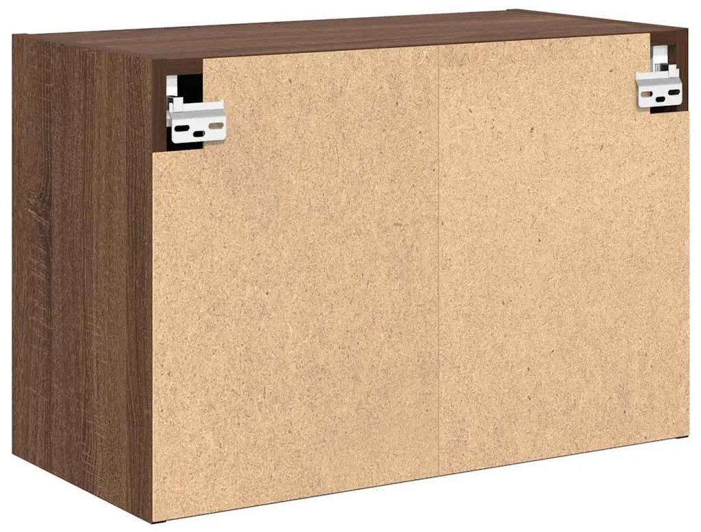 Armários de parede para garagem 2pcs derivados de madeira