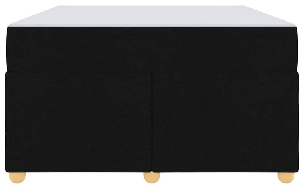 Estrutura de cama com colchão Outros Preto 120 x 200 cm tecido