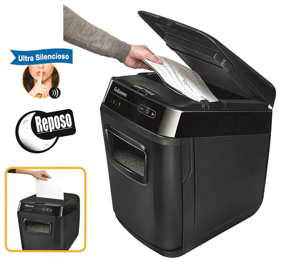 Destruidora de Papel Automática Fellowes 130C, 130 Fls, 32L