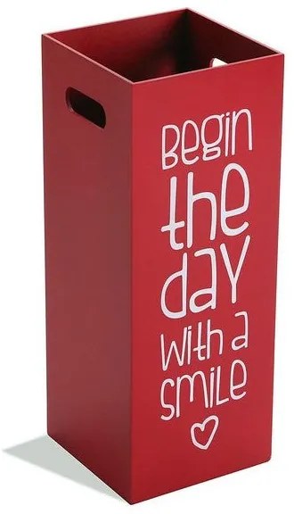 Paraplubak Begin The Day With a Smile Madeira MDF (21 x 53 x 21 cm)